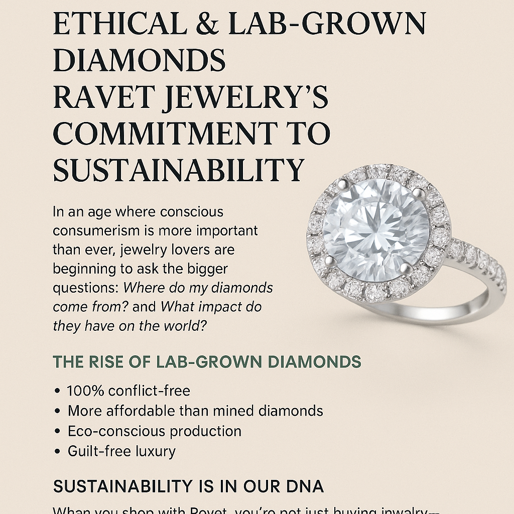 Ethical & Lab-Grown Diamonds: Ravet Jewelry’s Commitment to Sustainability