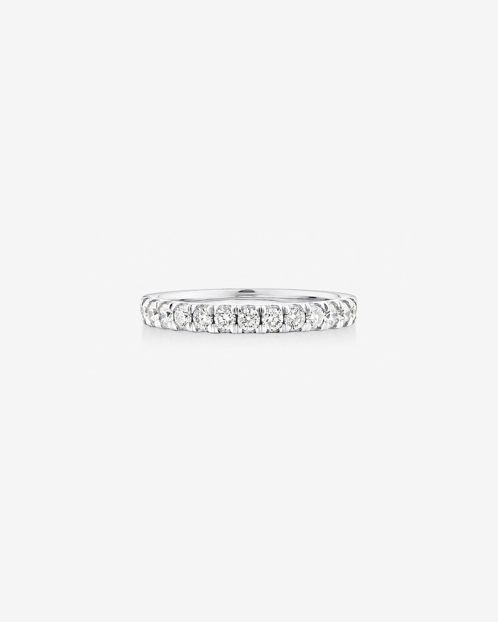 Wedding Band with 0.5 Carat TW of Diamonds in 14kt White Gold