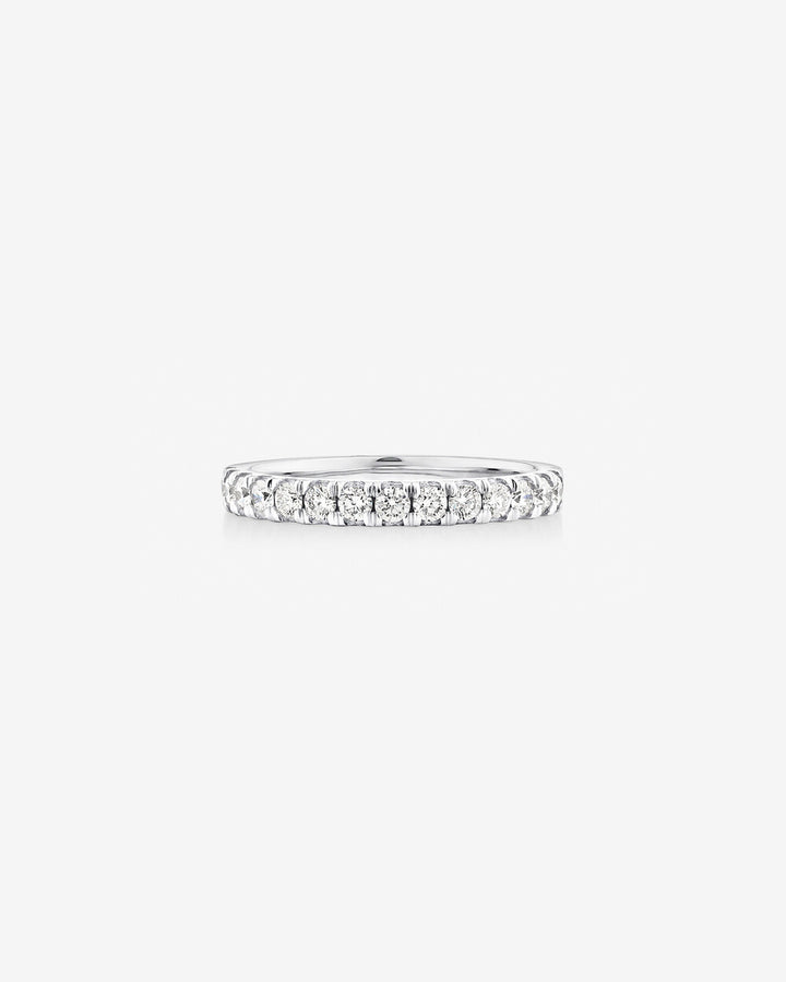 Wedding Band with 0.5 Carat TW of Diamonds in 14kt White Gold