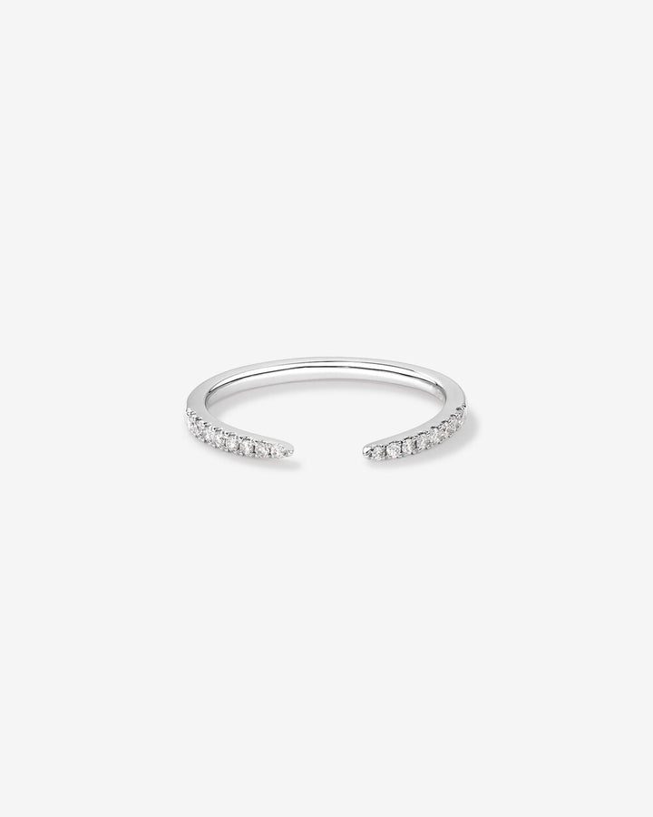 0.12 Carat TW Laboratory-Grown Diamond Open Wedding Band