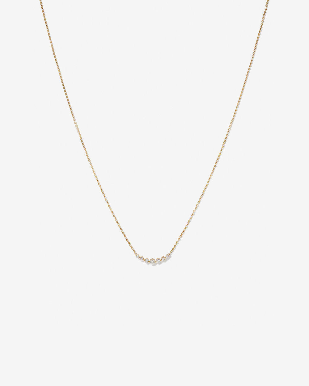 Necklace with 0.25 Carat TW of Diamonds in 14kt Yellow Gold