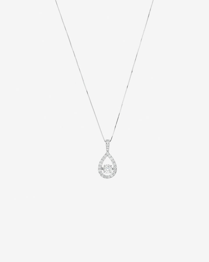 Everlight Pendant with 0.50 Carat TW of Laboratory-Grown Diamonds in 14kt White Gold