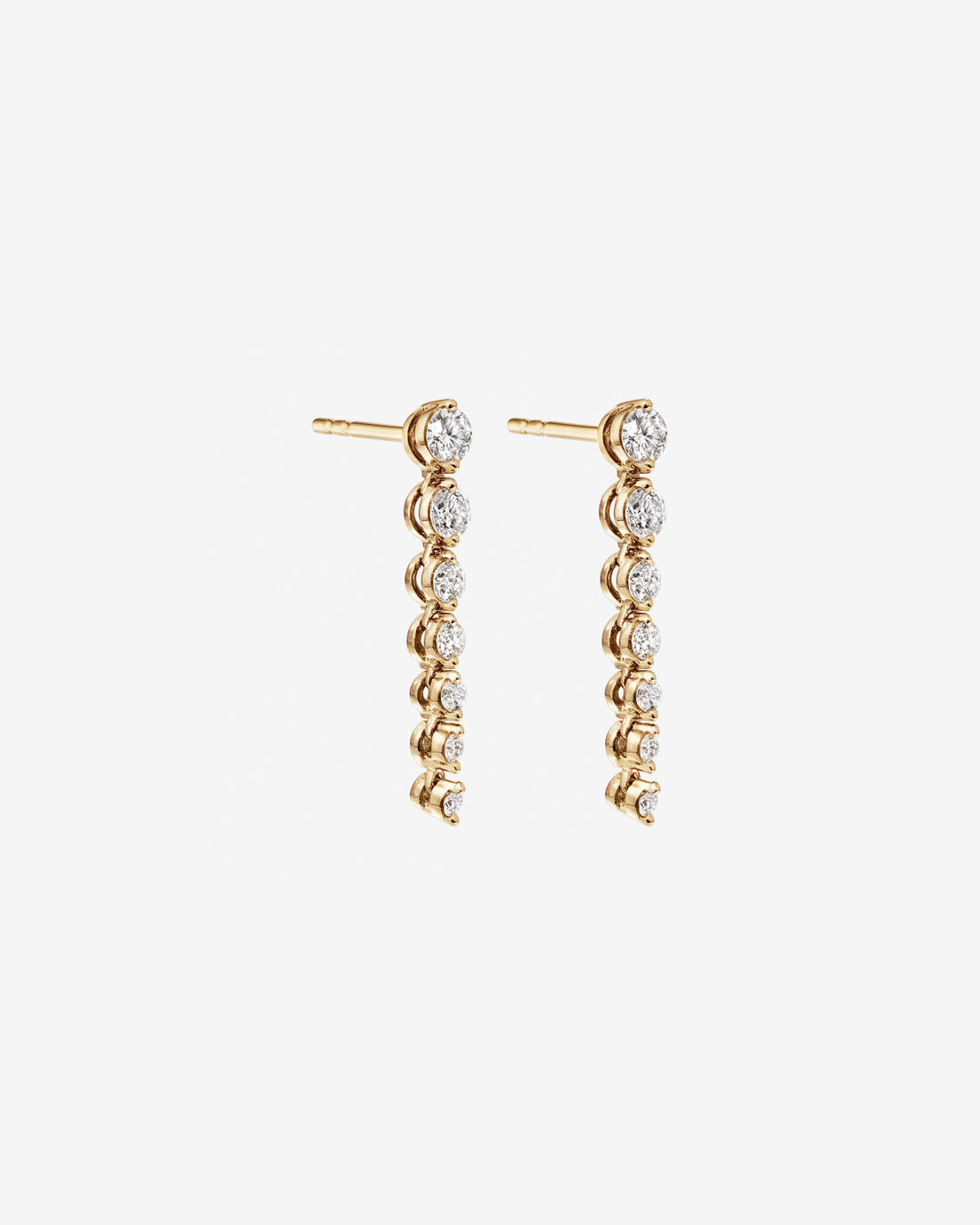 Drop Earrings with 0.50 Carat TW of Diamonds in Yellow Gold