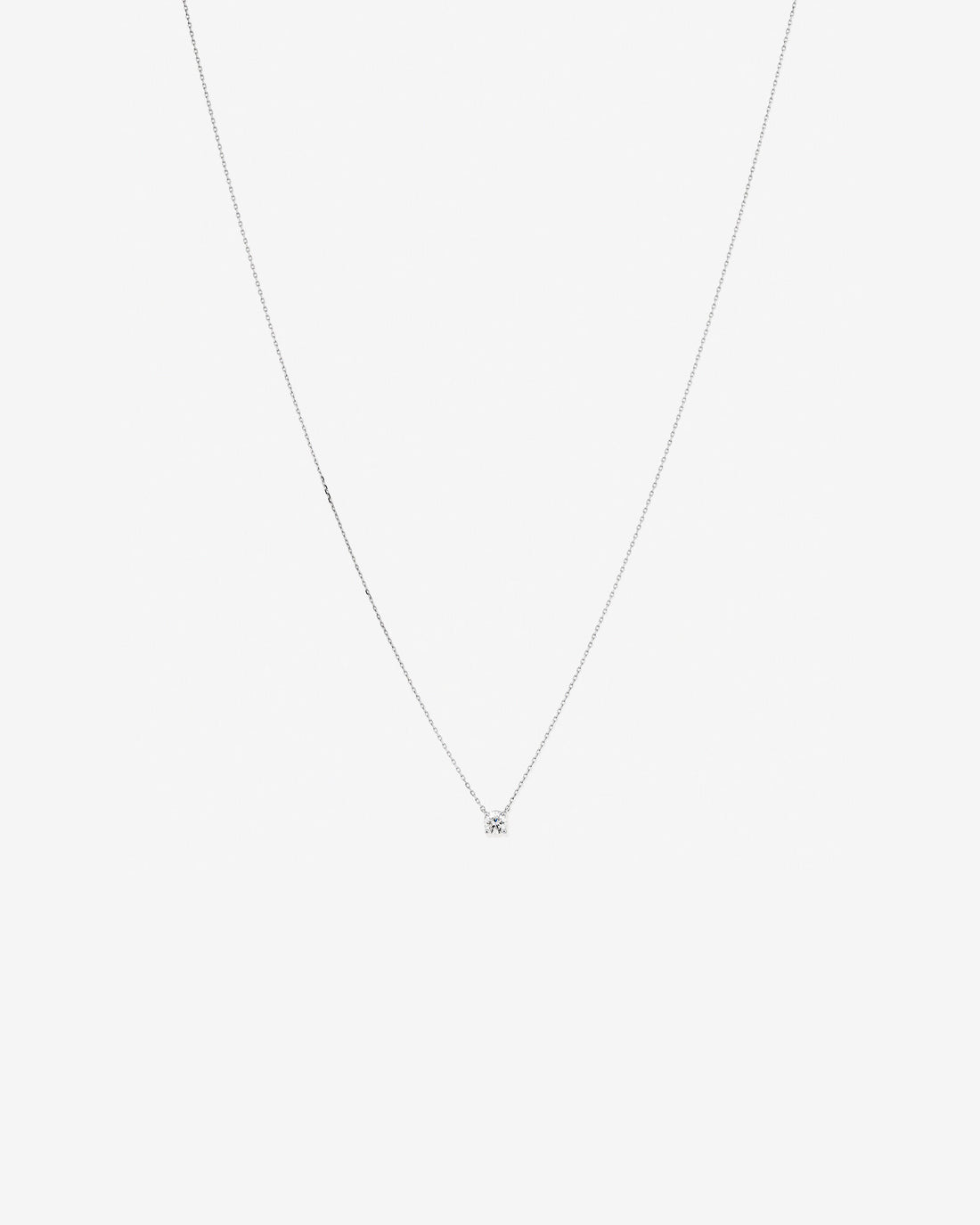 0.30 Carat TW Laboratory-Grown Diamond Pendant in 14kt White Gold