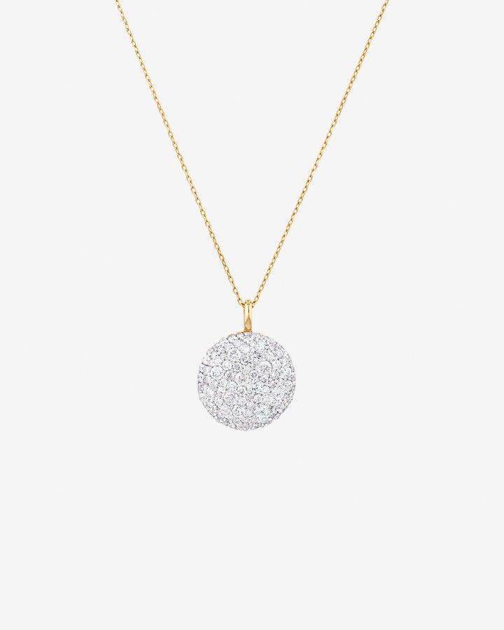 Stardust Pendant with 1.26TW of Laboratory-Grown Diamonds in 14kt Yellow Gold and Rhodium