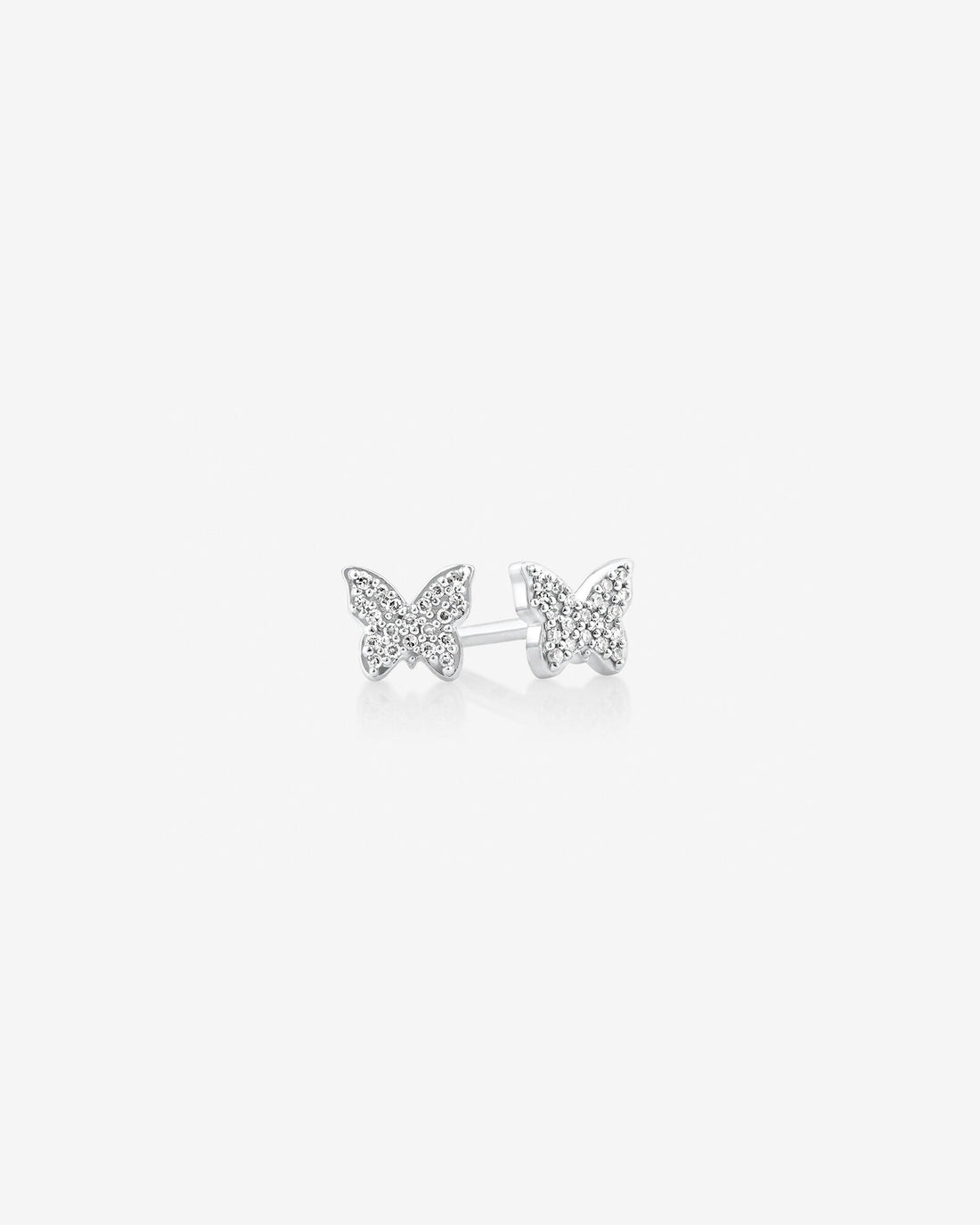 Mini Butterfly Earrings with Laboratory-Grown Diamonds