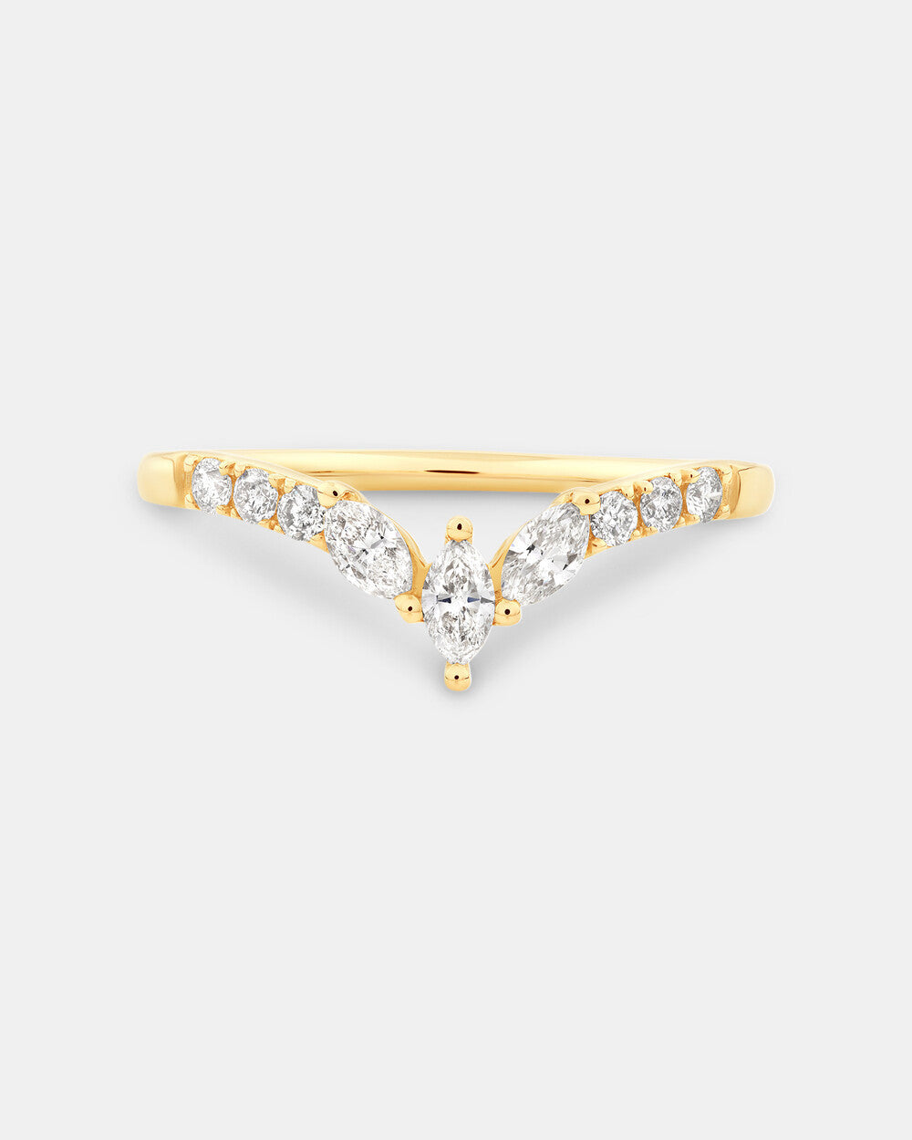 Wedding Ring with 0.38 Carat TW of Diamonds Revat Jewels