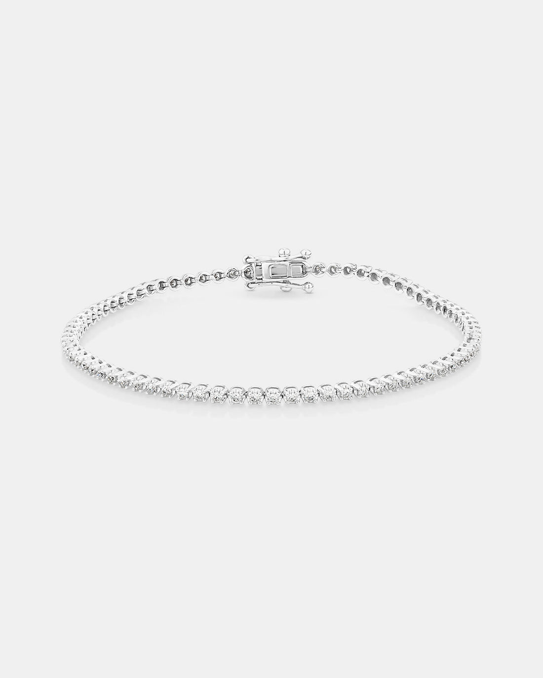 0.90 Carat TW Laboratory-Grown Diamond Tennis Bracelet 1