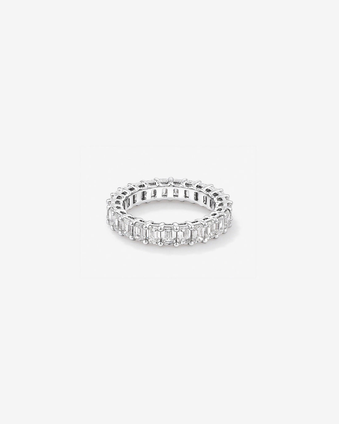 3.50 Carat TW Emerald Cut Laboratory-Grown Diamond Eternity Ring