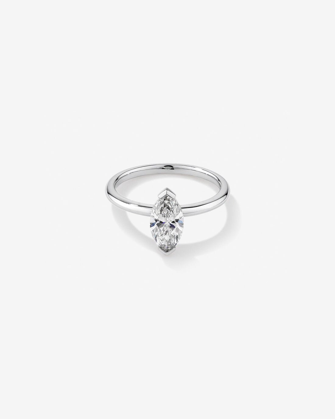 Solitaire Engagement Ring with 1.25 Carat TW of Laboratory-Grown Diamond Marquise