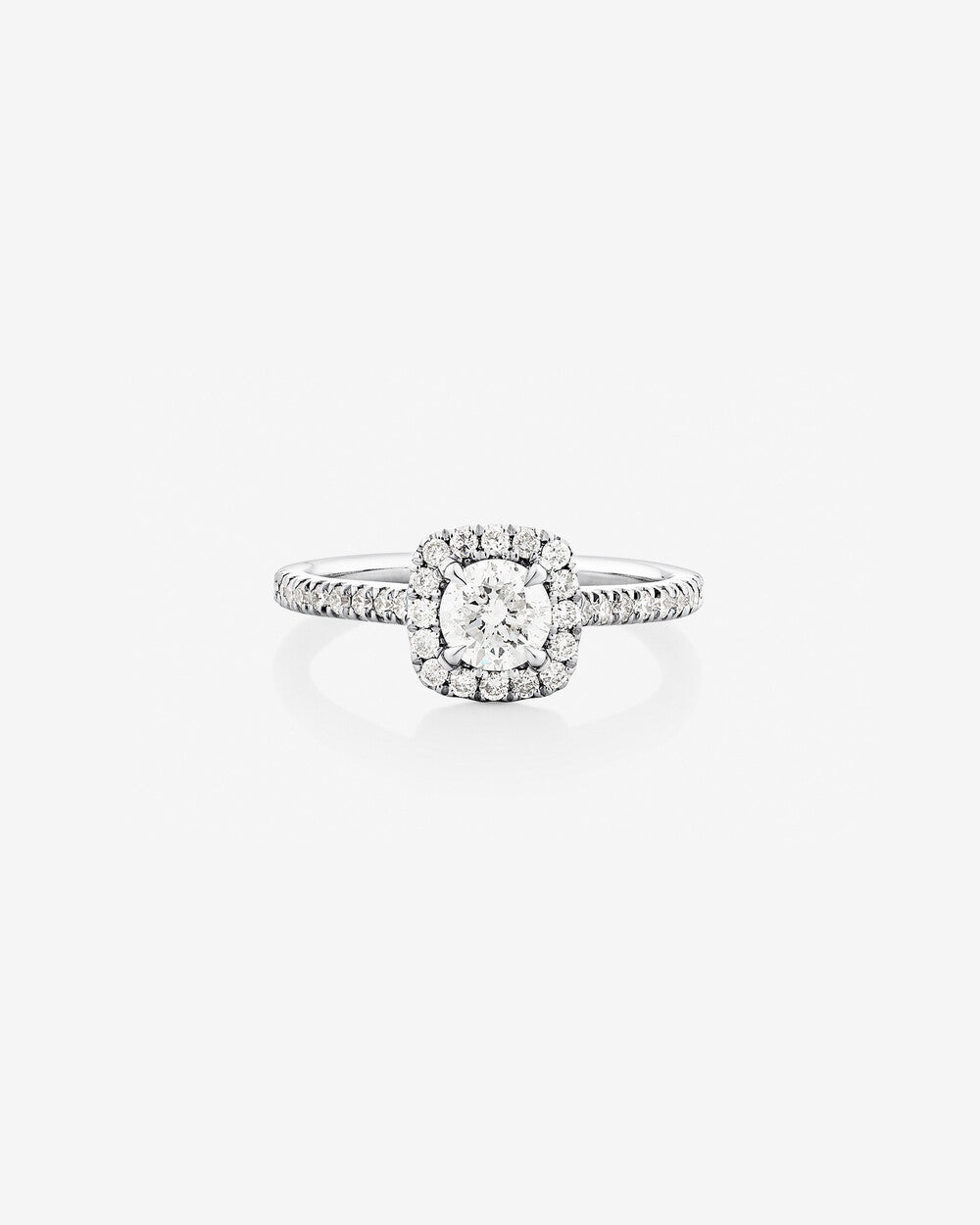 Engagement Ring With 0.95 Carat TW Of Laboratory-Grown Diamonds Revat Jewels