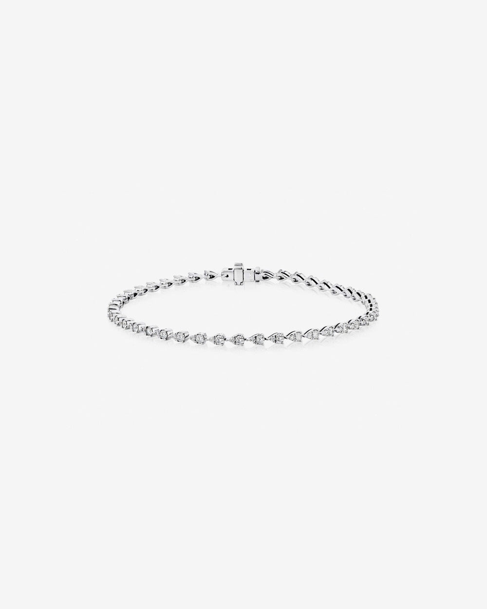 1.52 Carat TW Diamond Tennis Bracelet