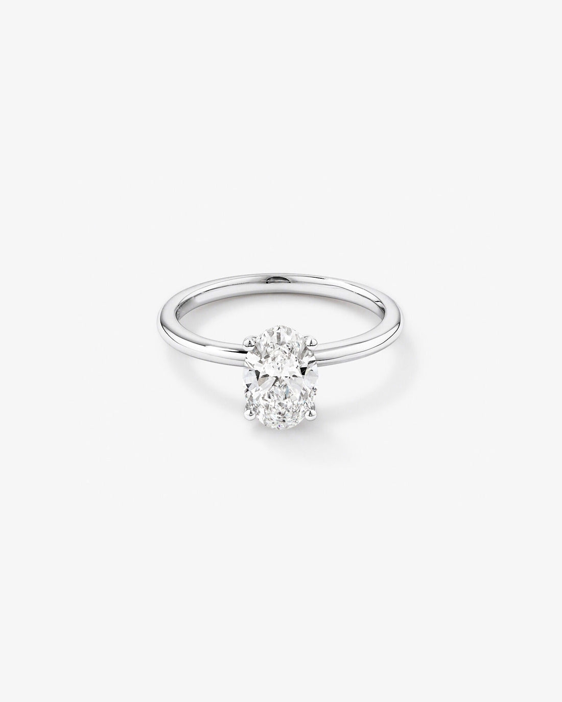 Solitaire Engagement Ring with 1.25 Carat TW of Laboratory-Grown Diamond Oval