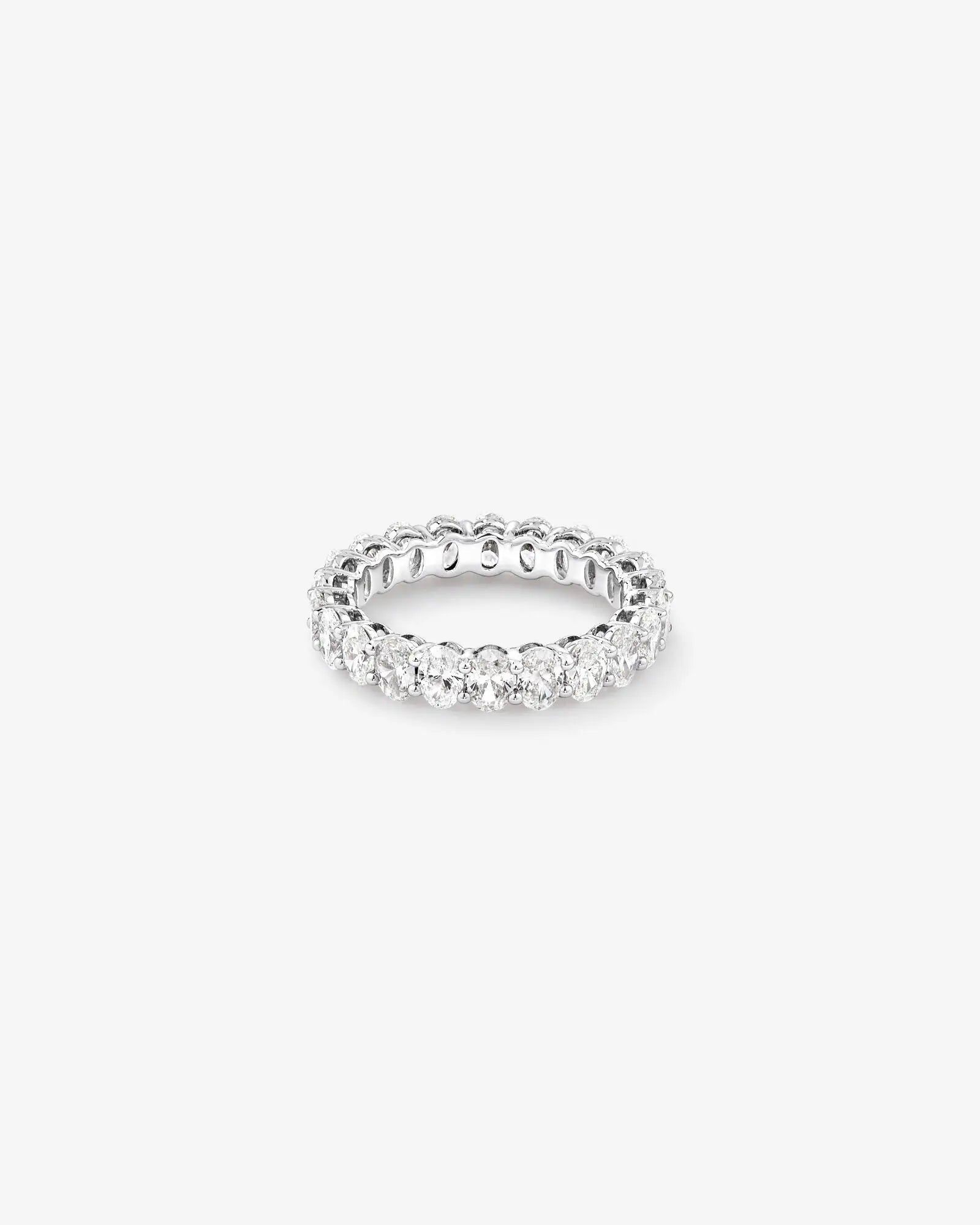 3.15 Carat TW Oval Laboratory-Grown Diamond Eternity Ring 2 Revat Jewels