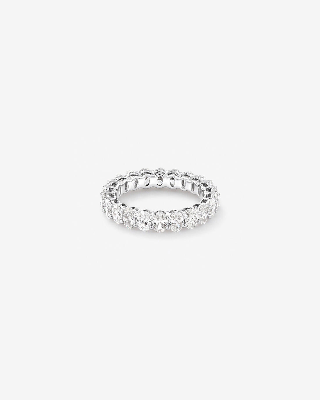 3.15 Carat TW Oval Laboratory-Grown Diamond Eternity Ring 1