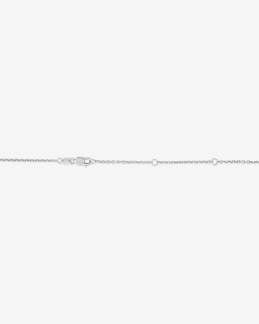 2.00 Carat TW Graduated Diamond Necklace in 14kt White Gold Revat Jewels