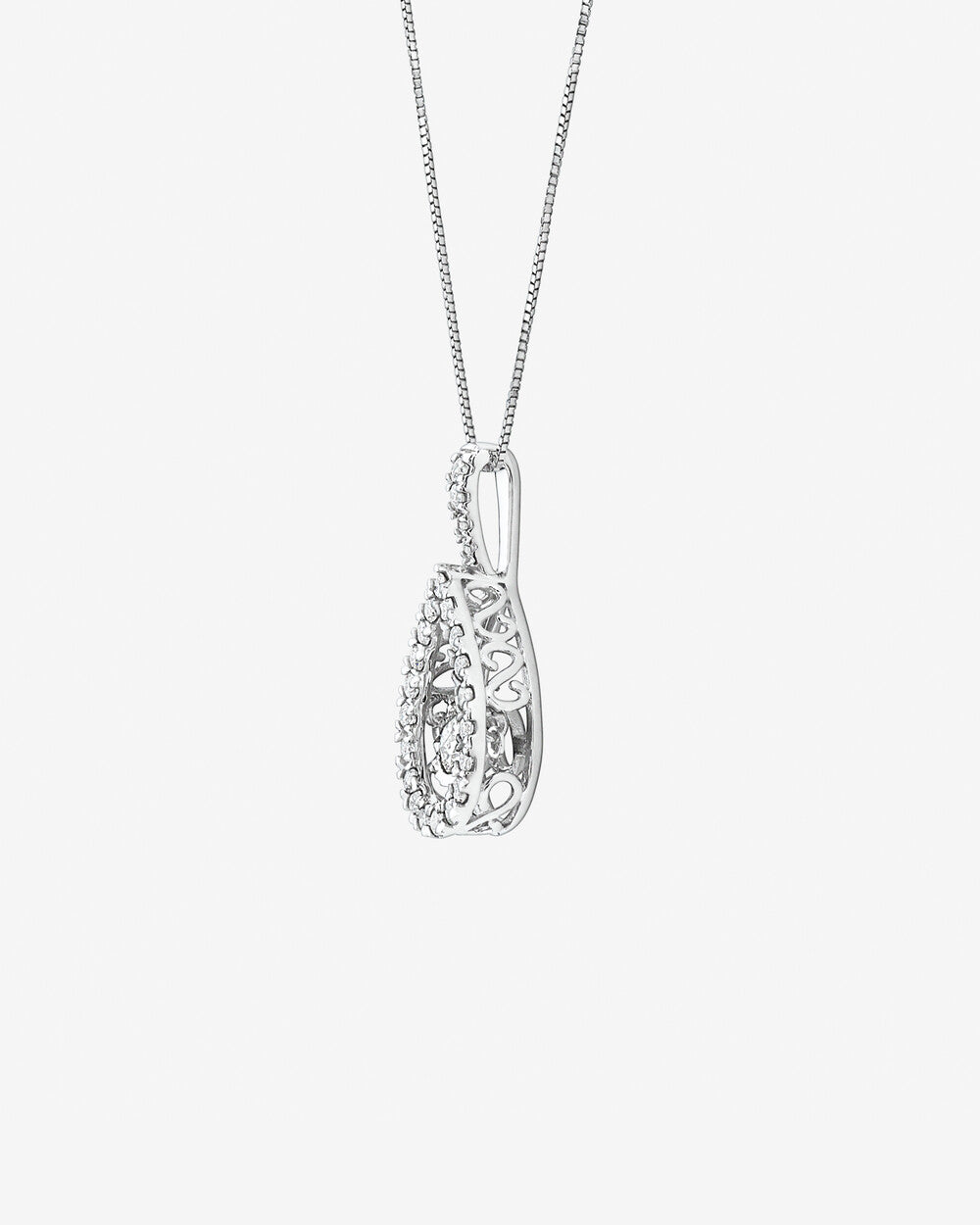 Everlight Pendant with 0.20 Carat TW of Diamonds in 14kt White Gold