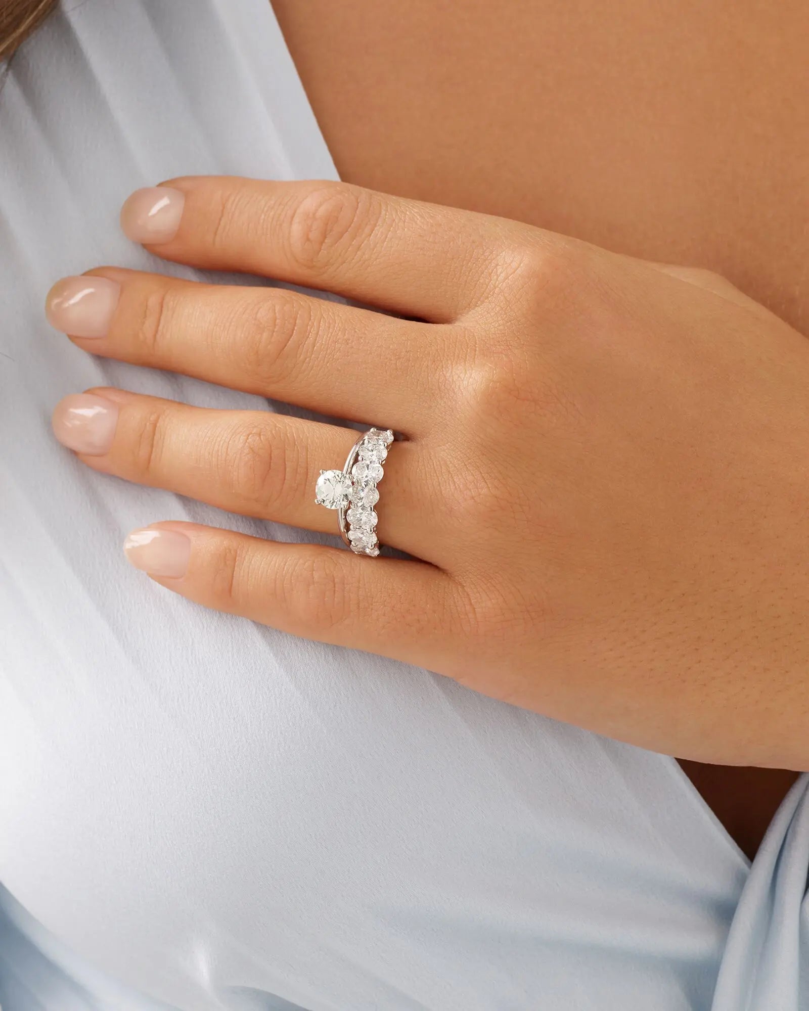 Wedding Band with 2.00 Carat TW Laboratory Grown Diamonds Revat Jewels