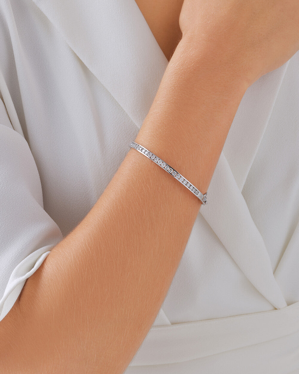 Bangle with 2 Carat TW Of Diamonds