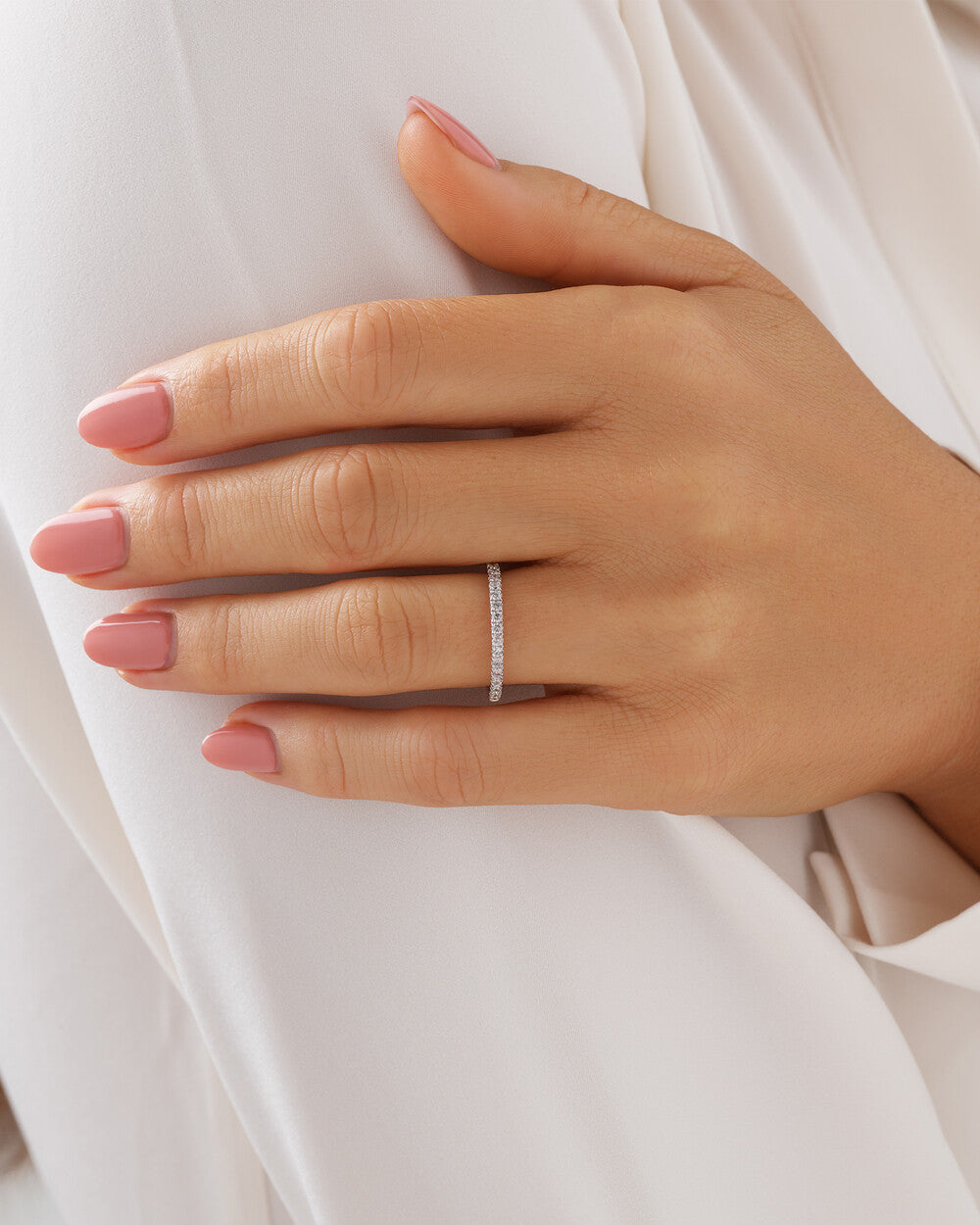 Wedding Band with 0.34 Carat TW of Laboratory-Grown Diamond