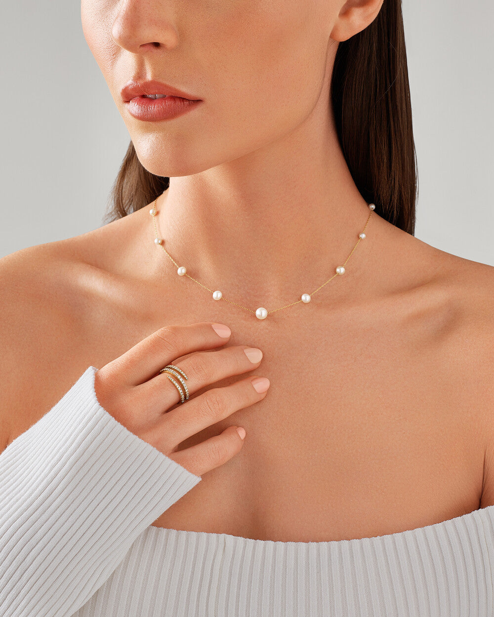 Spiral Ring with .50 carat TW of Laboratory-Grown Diamonds Revat Jewels