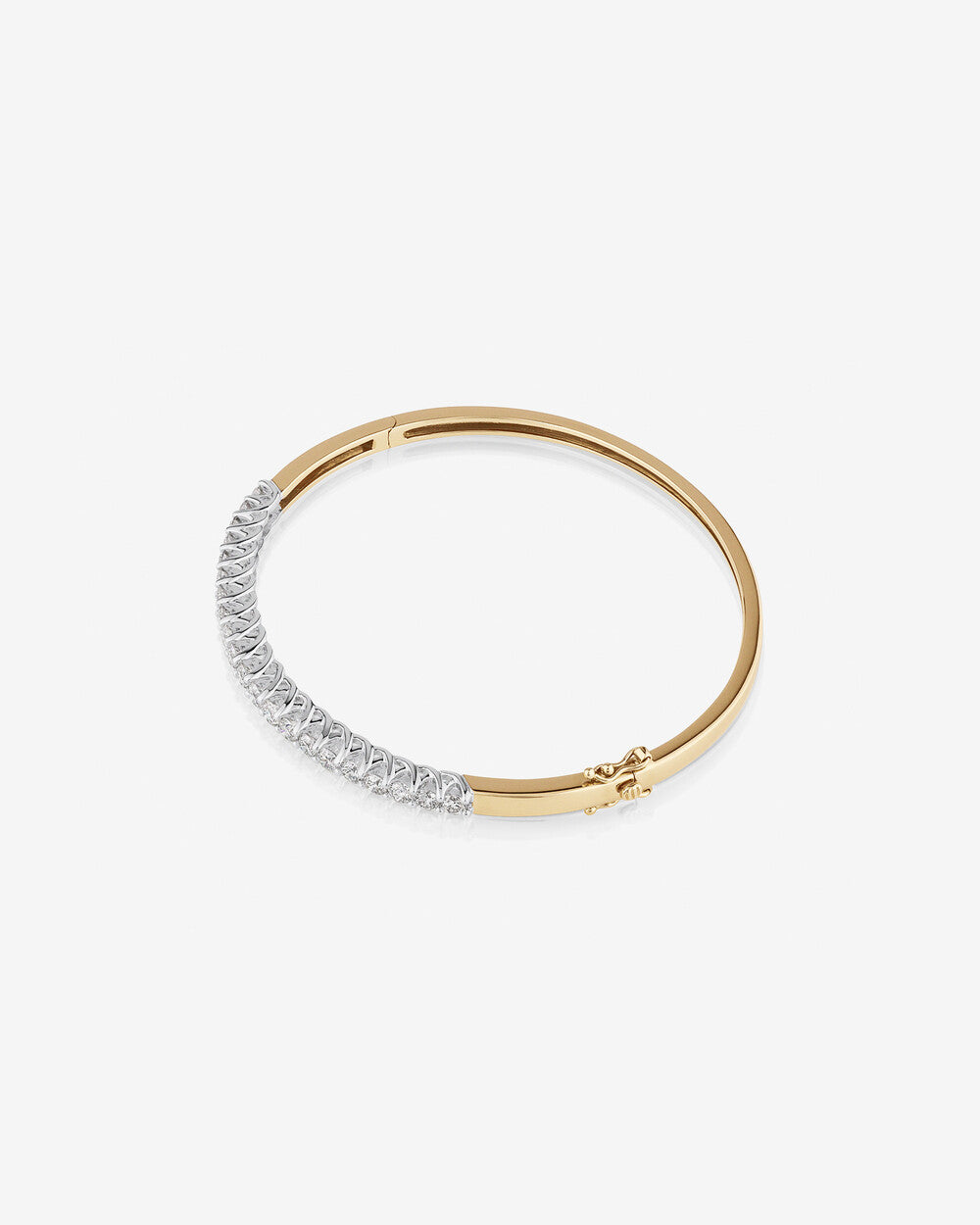 Hinged Bangle with 2 Carat TW of Diamonds Revat Jewels