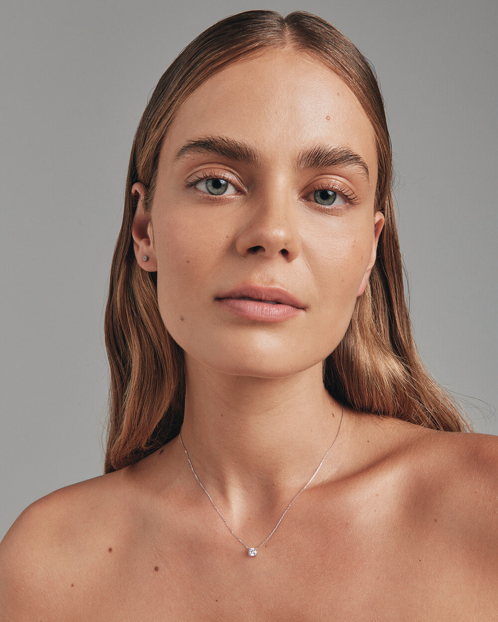 0.30 Carat TW Laboratory-Grown Diamond Pendant in 14kt White Gold Revat Jewels