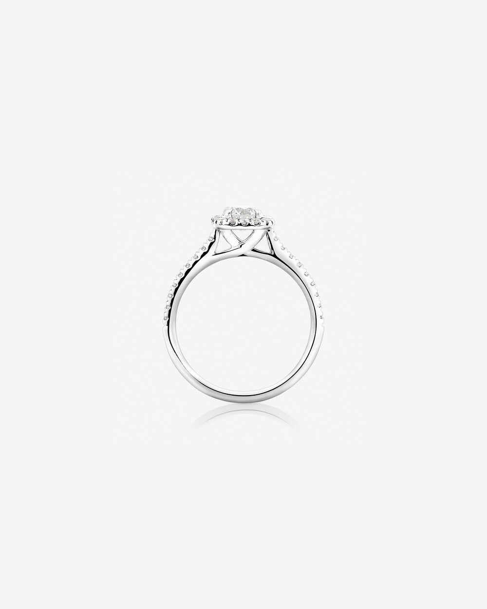 Engagement Ring With 0.95 Carat TW Of Laboratory-Grown Diamonds Revat Jewels