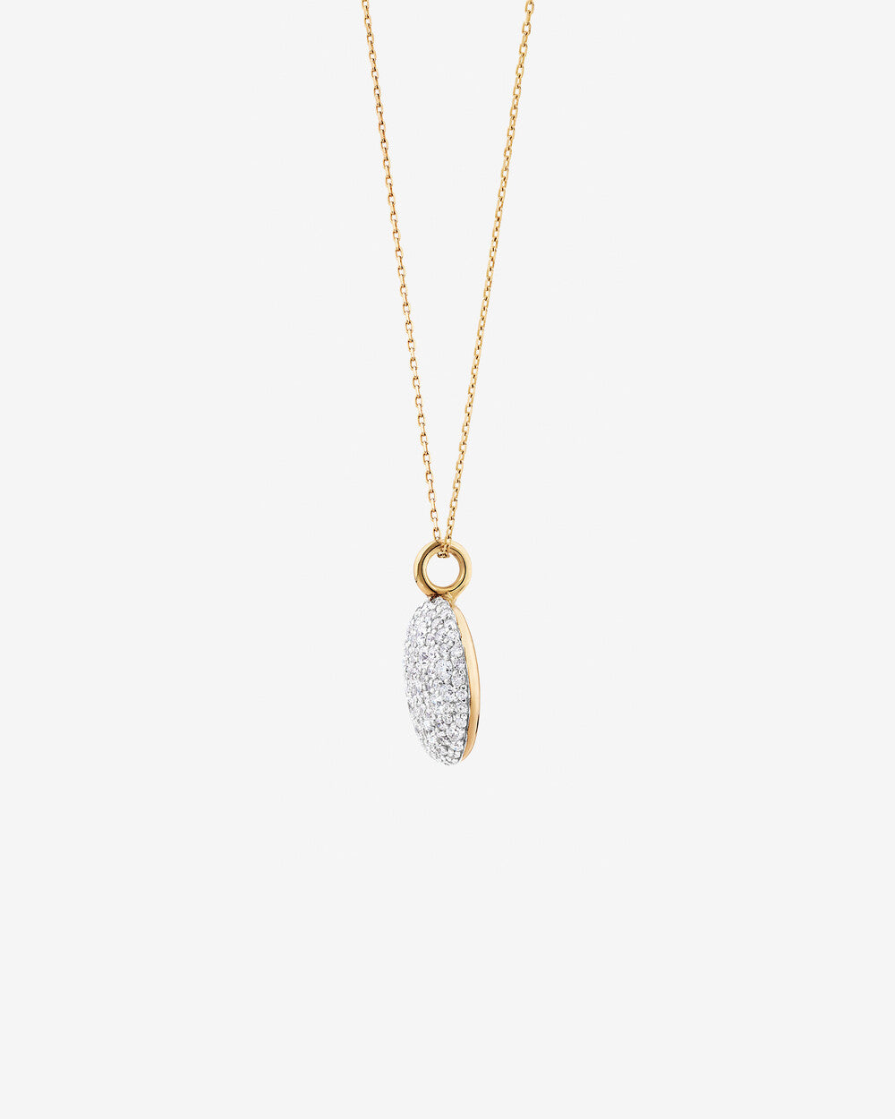 Stardust Pendant with 1.26TW of Laboratory-Grown Diamonds in 14kt Yellow Gold and Rhodium