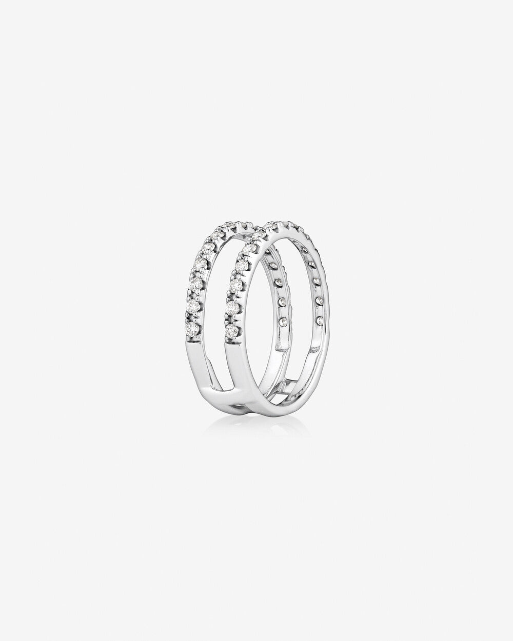 Enhancer Ring with 1/2 Carat TW of Diamonds in 14kt White Gold Revat Jewels