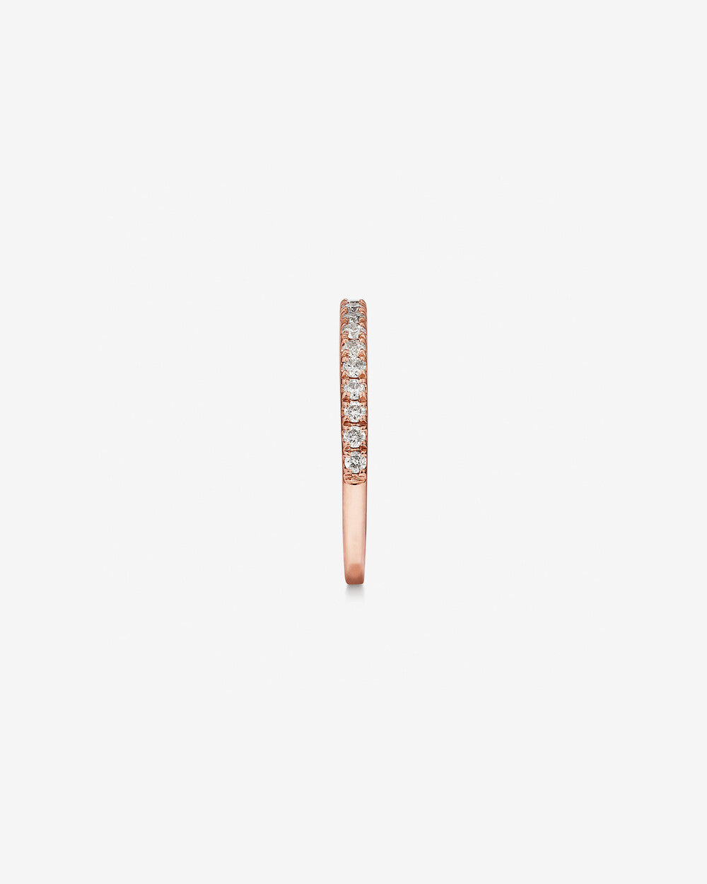 Wedding Band with 0.34 Carat TW of Diamonds in 14kt Rose Gold Revat Jewels