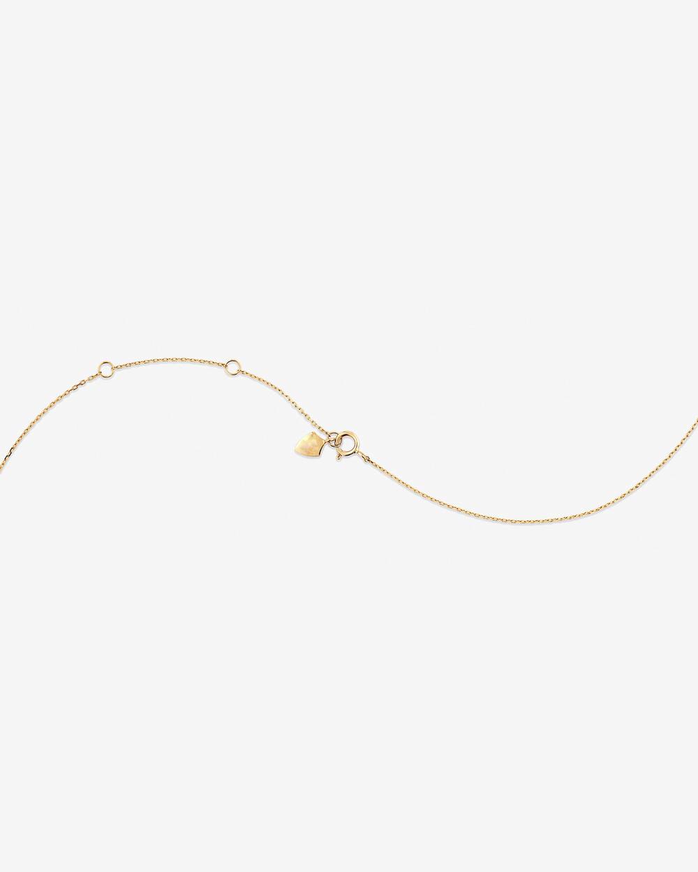 Bar Necklace with 0.10 Carat TW of Laboratory-Grown Diamonds in 14kt Yellow Gold