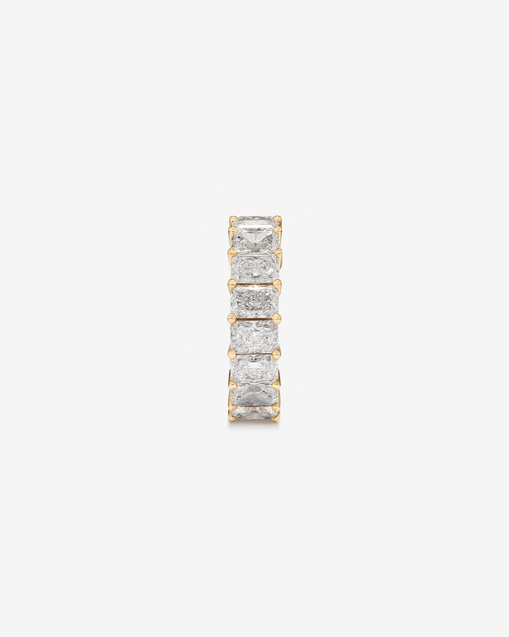 7.20 Carat TW Radiant Cut Laboratory-Grown Diamond Eternity Ring