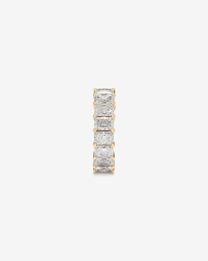 7.20 Carat TW Radiant Cut Laboratory-Grown Diamond Eternity Ring