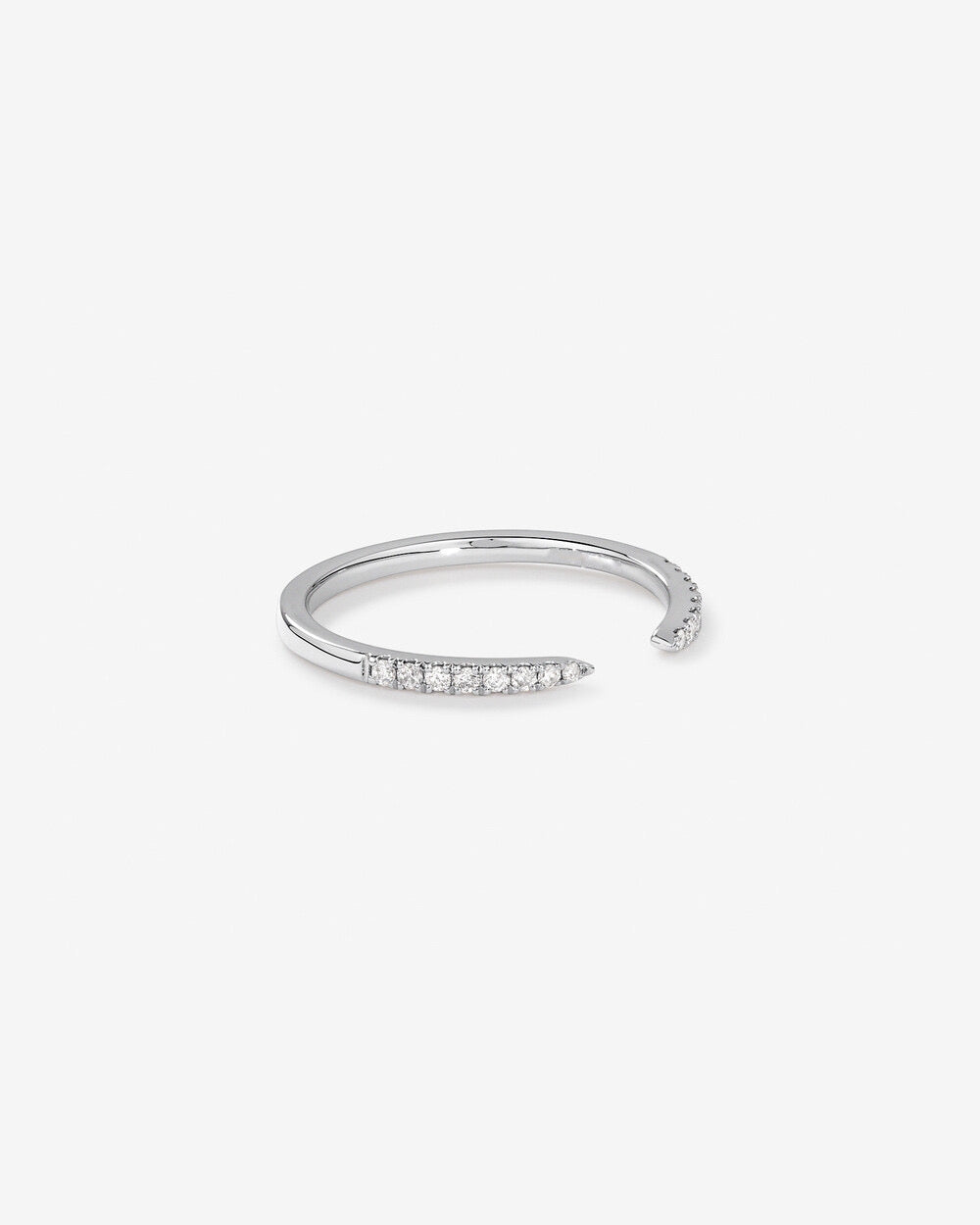 0.12 Carat TW Laboratory-Grown Diamond Open Wedding Band Revat Jewels