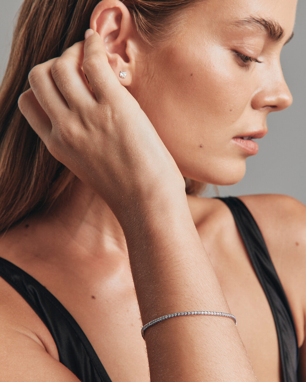 0.82 Carat TW Diamond Tennis Bracelet Revat Jewels