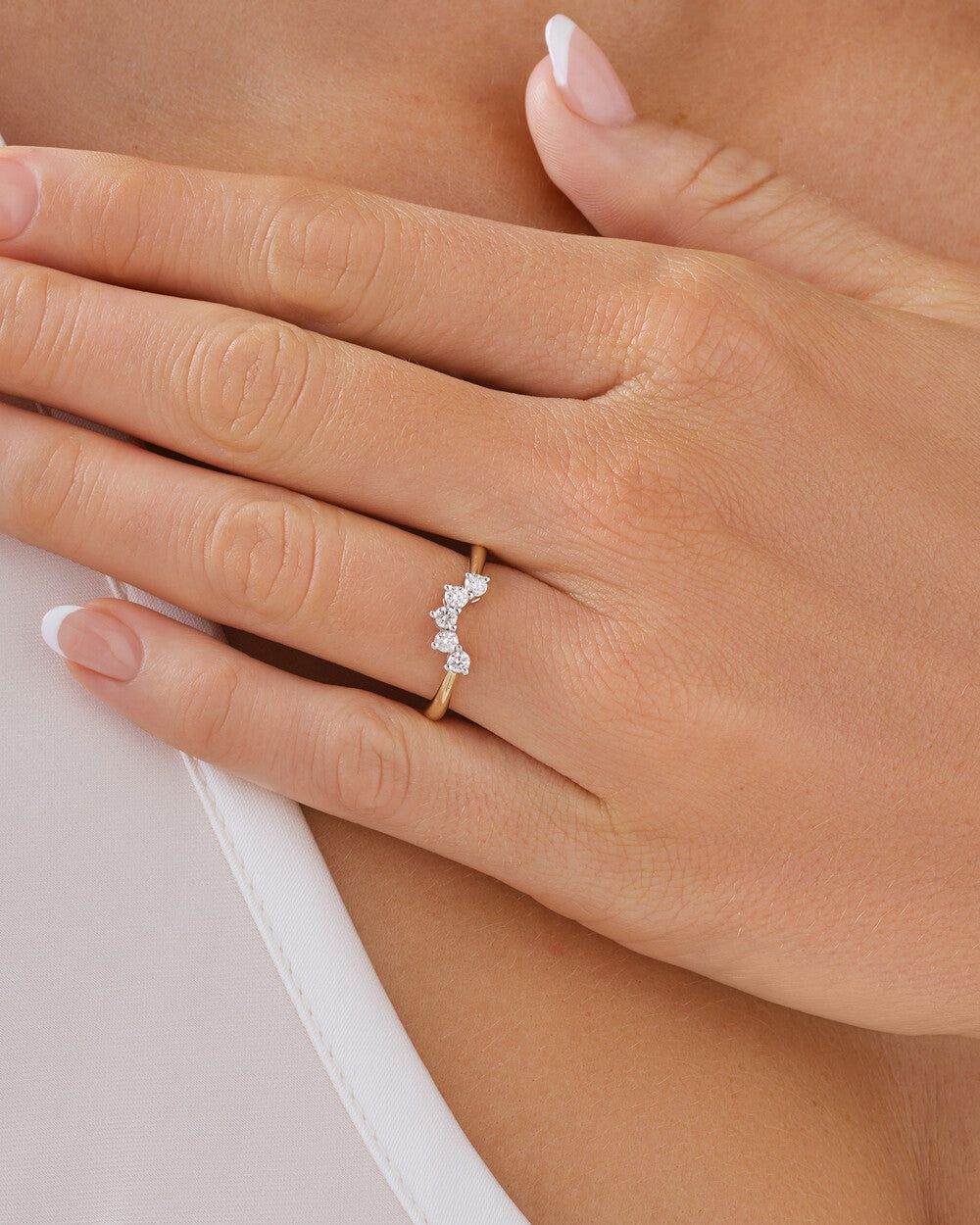 Wedding Band with0.25 Carat TW of Laboratory-Grown Diamonds Revat Jewels