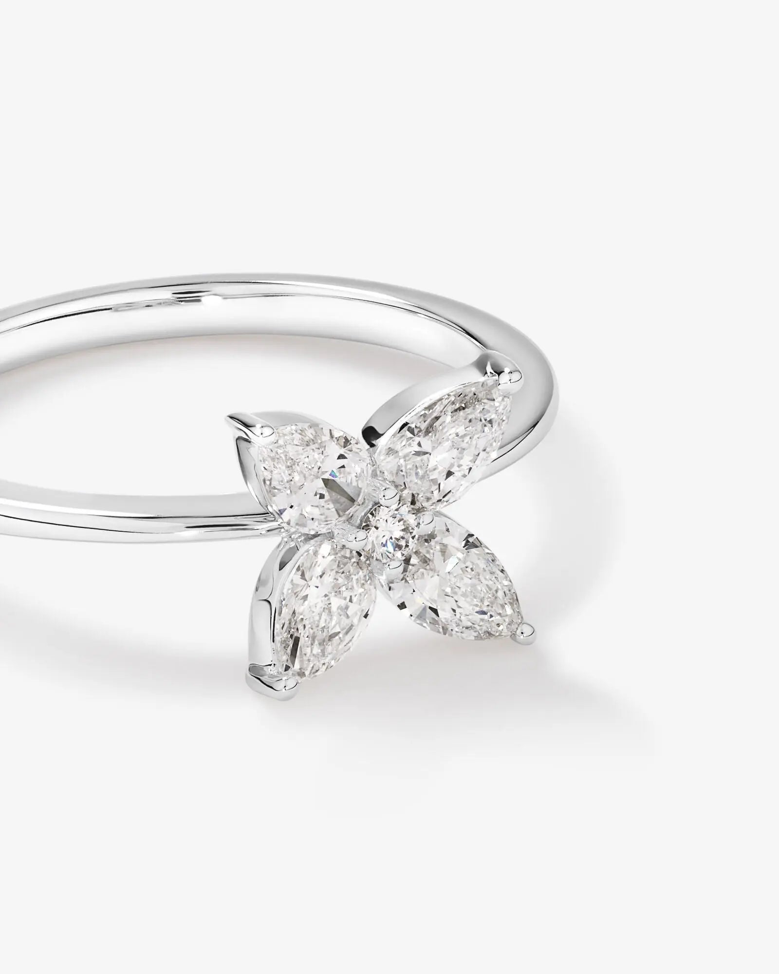 0.62 Carat TW Floret Laboratory-Grown Diamond Ring Revat Jewels