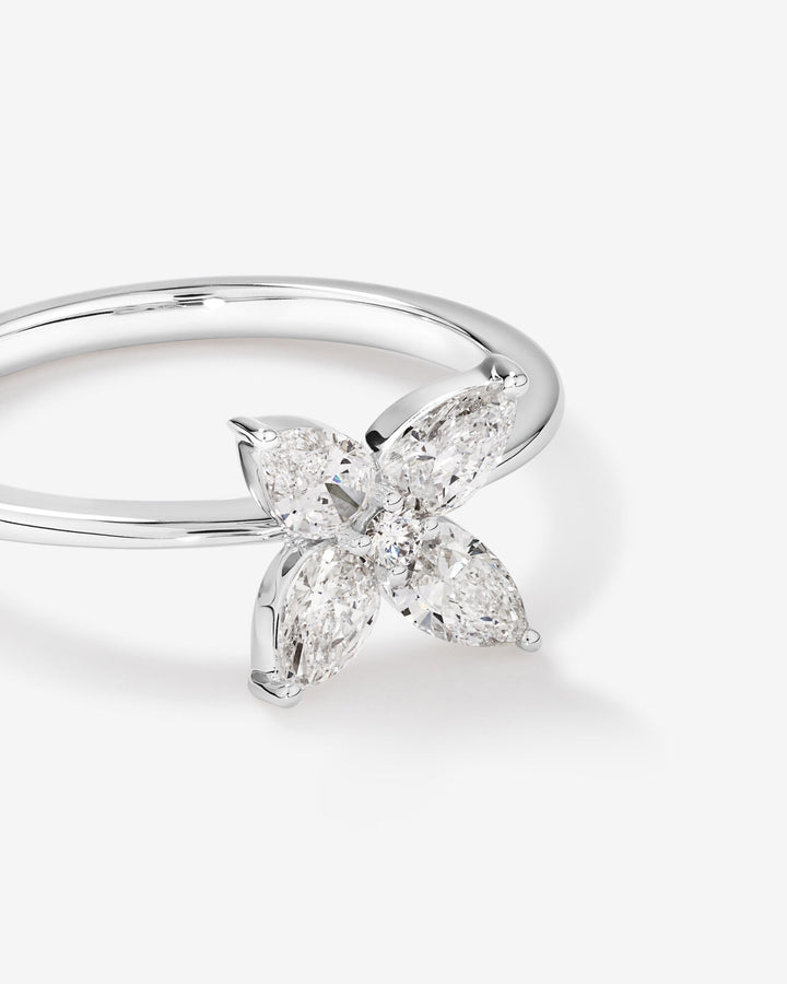 0.62 Carat TW Floret Laboratory-Grown Diamond Ring