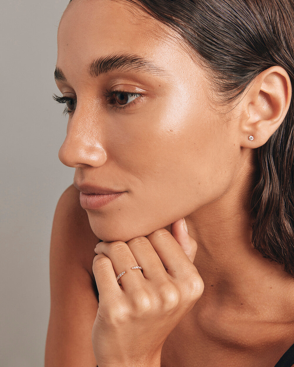 0.25 Carat TW Laboratory-Grown Diamond Open Wedding Band Revat Jewels