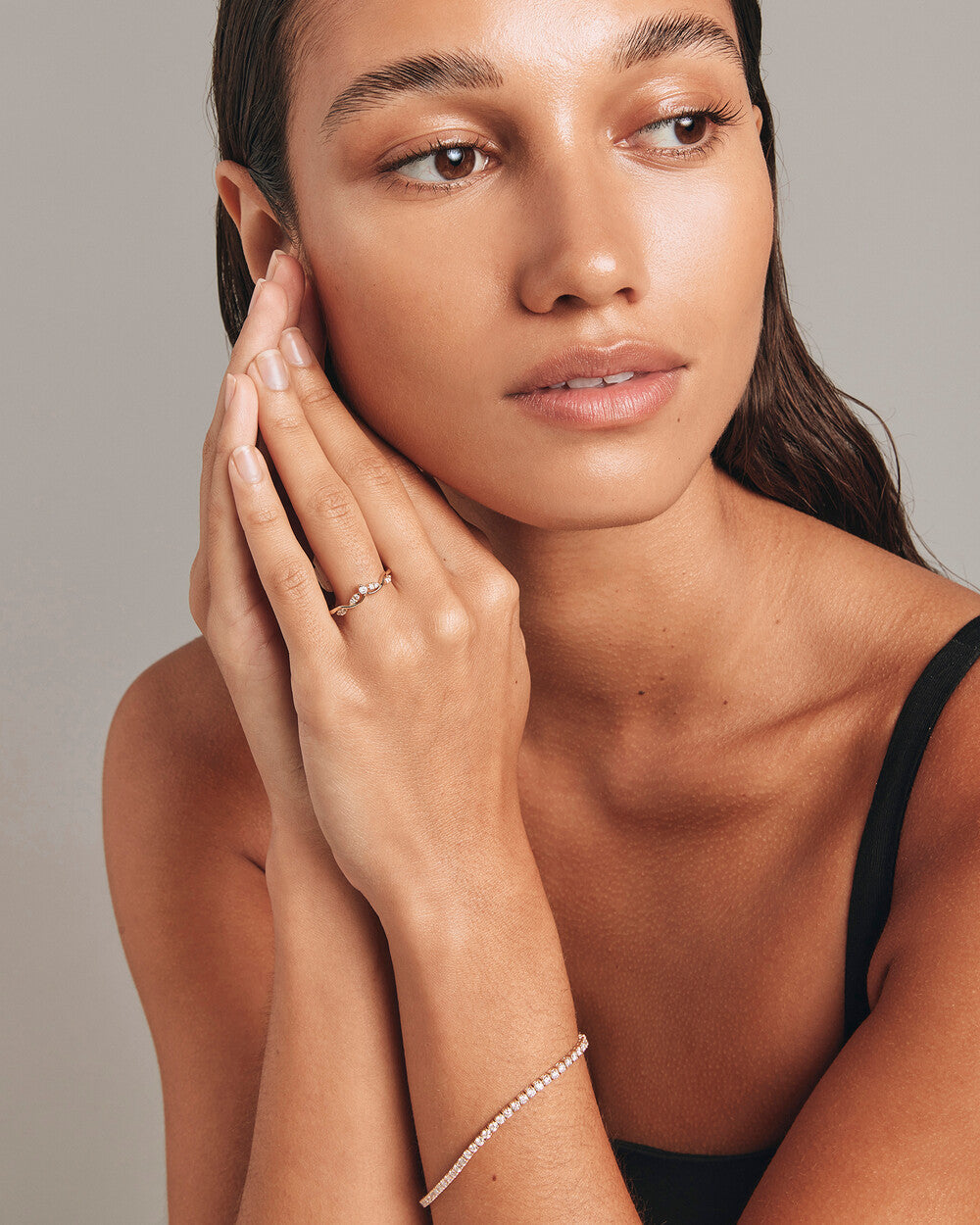 0.12 Carat TW Laboratory-Grown Diamond Contoured Wedding Band Revat Jewels