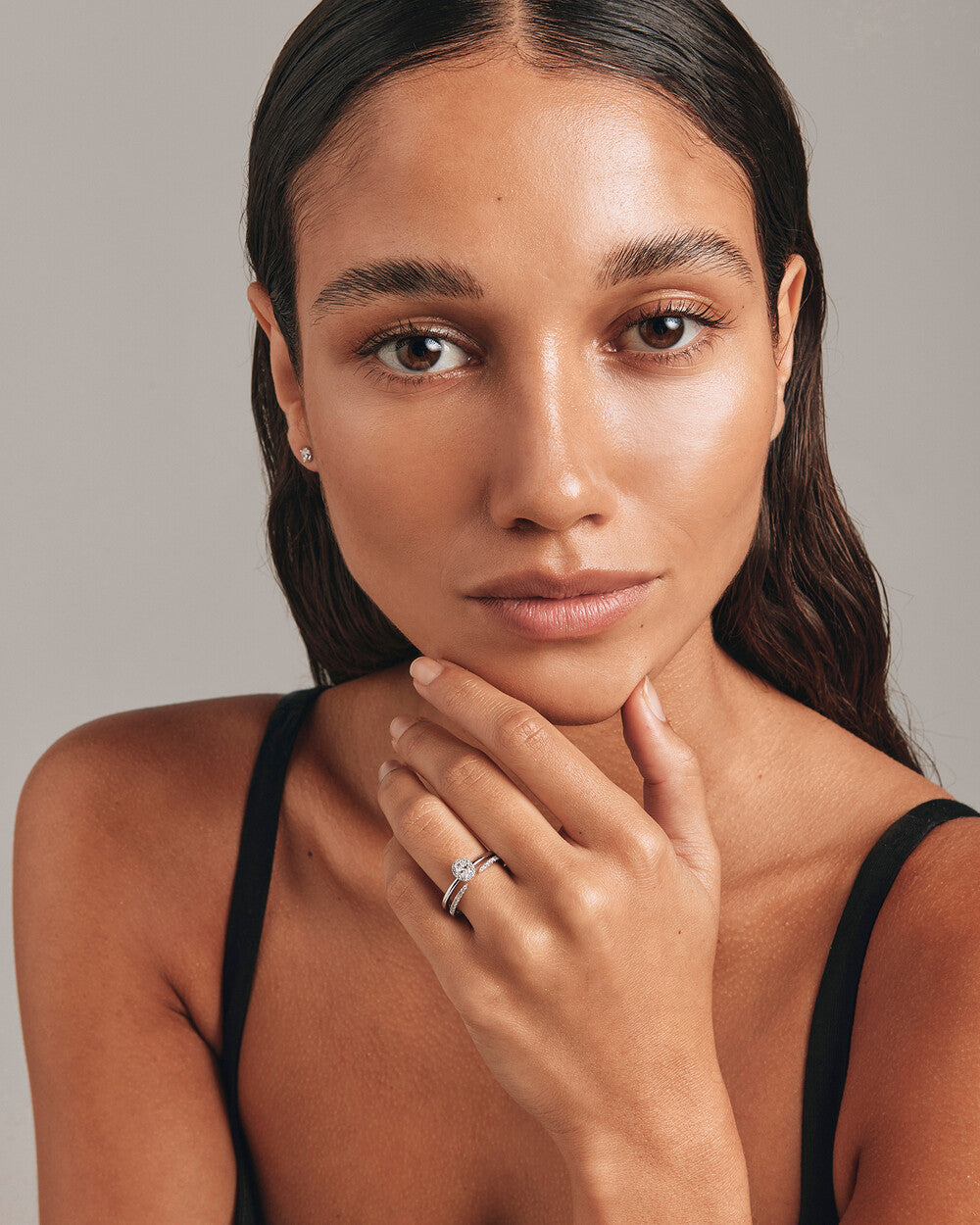 0.12 Carat TW Laboratory-Grown Diamond Open Wedding Band Revat Jewels